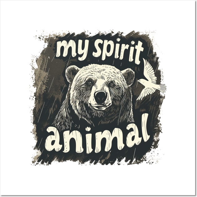 my spirit animal Wall Art by Stephanie Francoeur Art